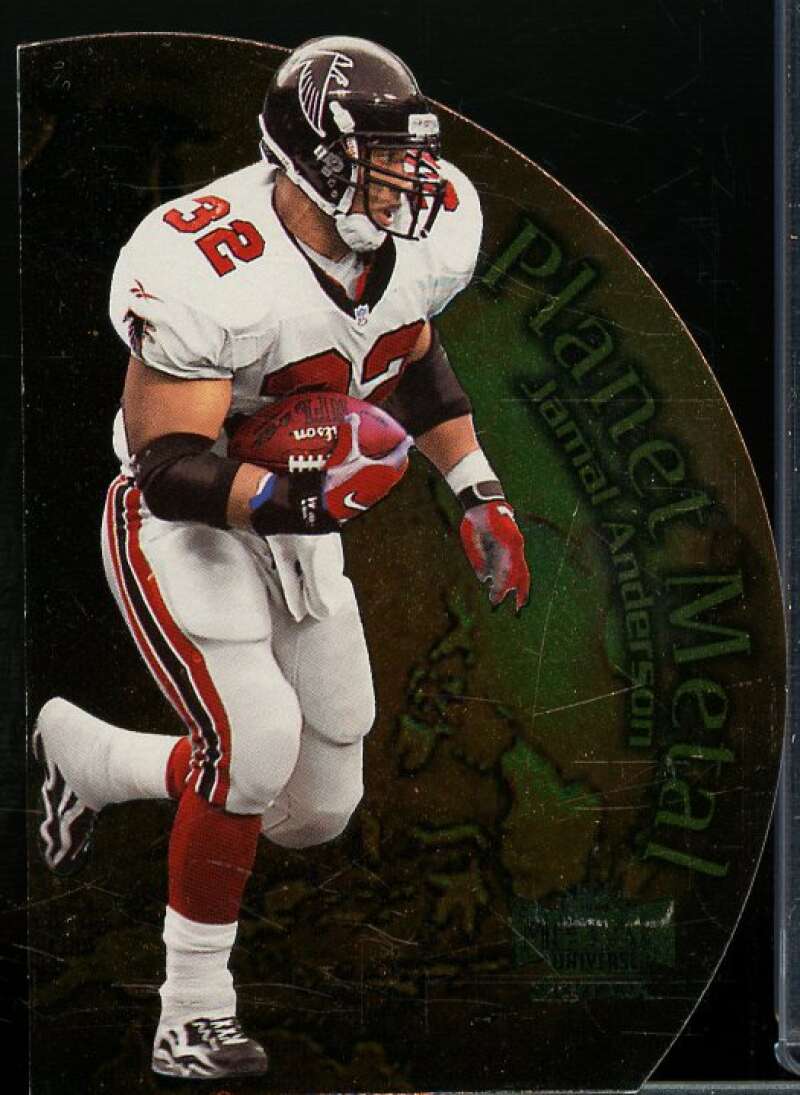 Jamal Anderson Card 1999 Metal Universe Planet Metal #PM13  Image 1