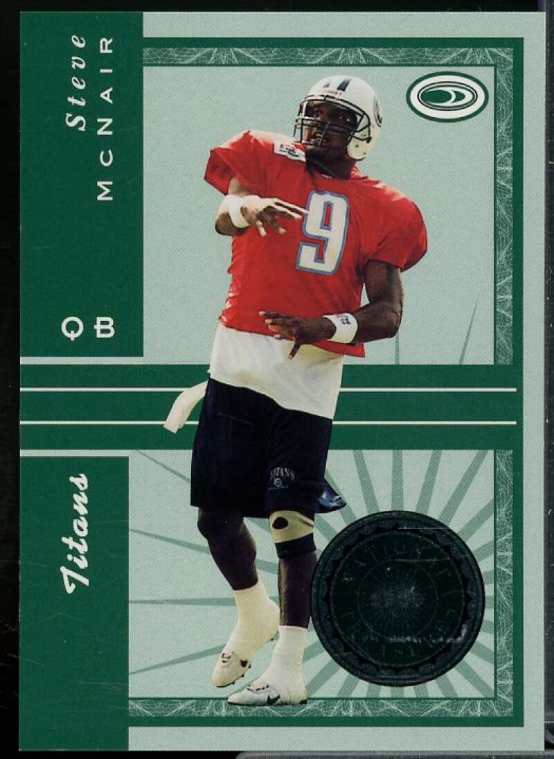 Steve McNair Card 1999 Donruss Preferred QBC National Treasures #42  Image 1