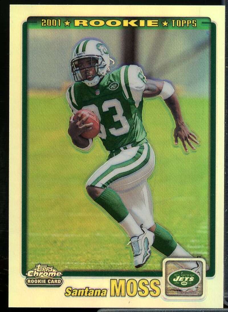Santana Moss Rookie Card 2001 Topps Chrome #224  Image 1