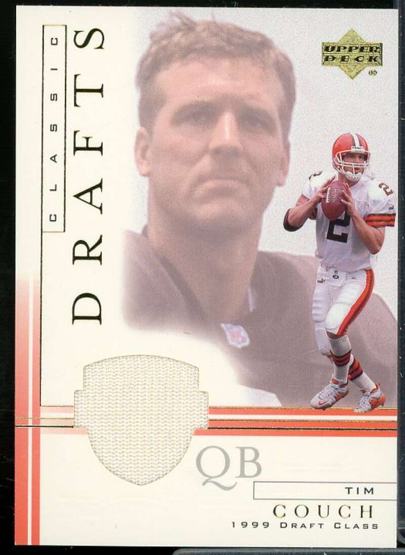 Tim Couch Card 2001 Upper Deck Classic Drafts Jerseys #TCCD  Image 1