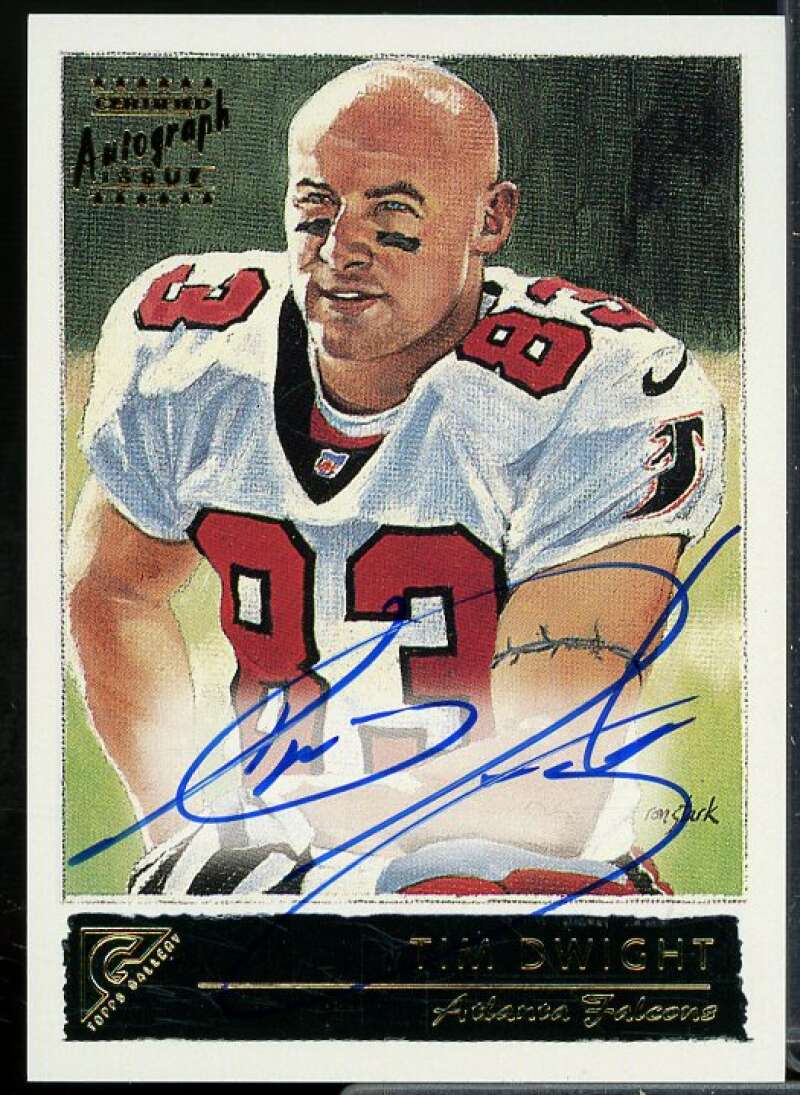 Tim Dwight D Card 2001 Topps Gallery Autographs #TD  Image 1