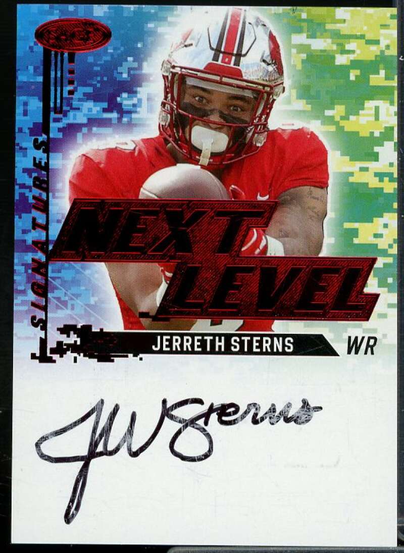 Jerreth Sterns Rookie Card 2022 SAGE HIT Next Level Autographs Red #NLSJS2  Image 1