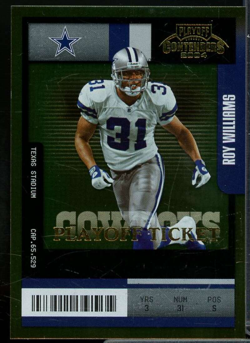 Roy Williams Rookie Card 2004 Playoff Contenders Playoff Ticket #29  Image 1