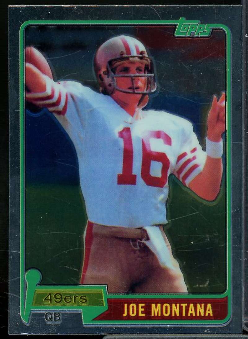 Joe Montana Card 2010 Topps Chrome Anniversary Reprints #15  Image 1