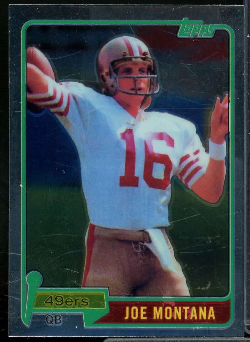 Joe Montana Card 2010 Topps Chrome Anniversary Reprints #15  Image 1