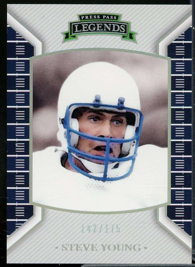 Steve Young Card 2011 Press Pass Legends Silver Holofoil #68  Image 1