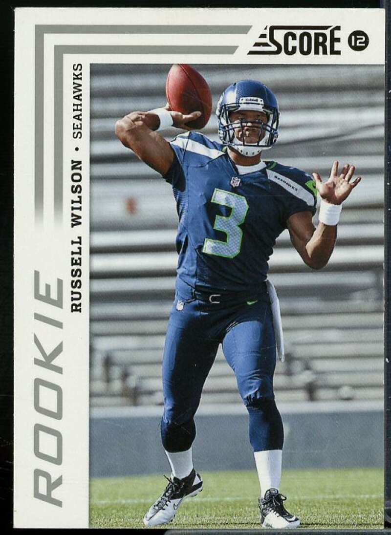 Russell Wilson Rookie Card 2012 Score #372A  Image 1
