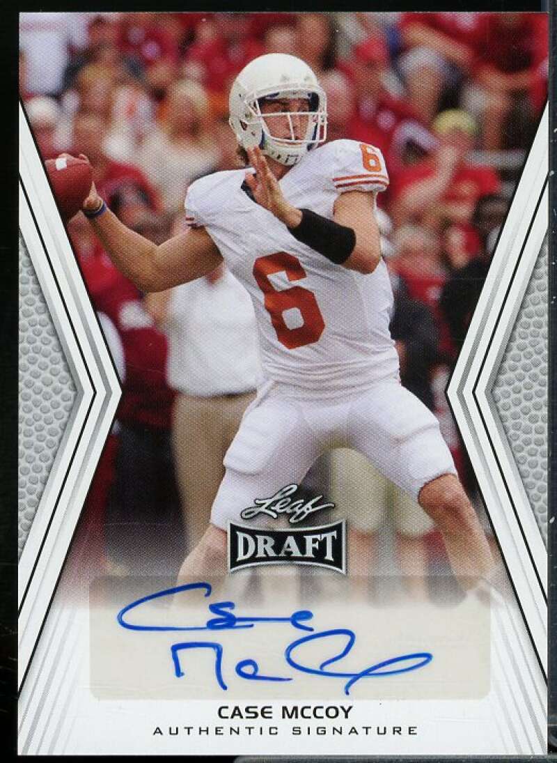 Case McCoy Rookie Card 2014 Leaf Draft Autographs #ACMC  Image 1