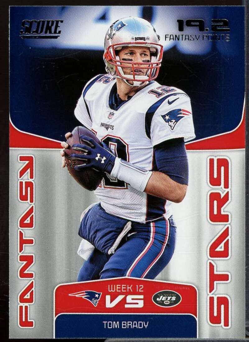 Tom Brady Card 2019 Score Fantasy Stars #20  Image 1