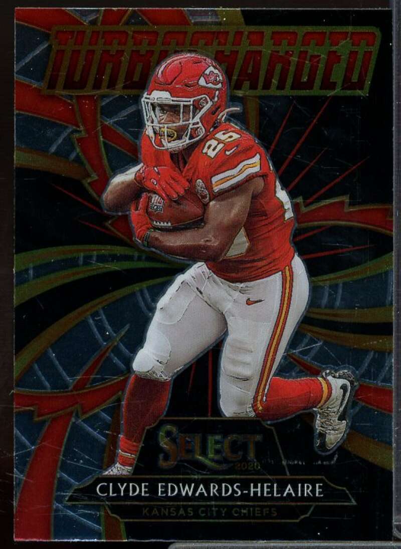 Clyde Edwards-Helaire Rookie Card 2020 Select Turbocharged #18  Image 1