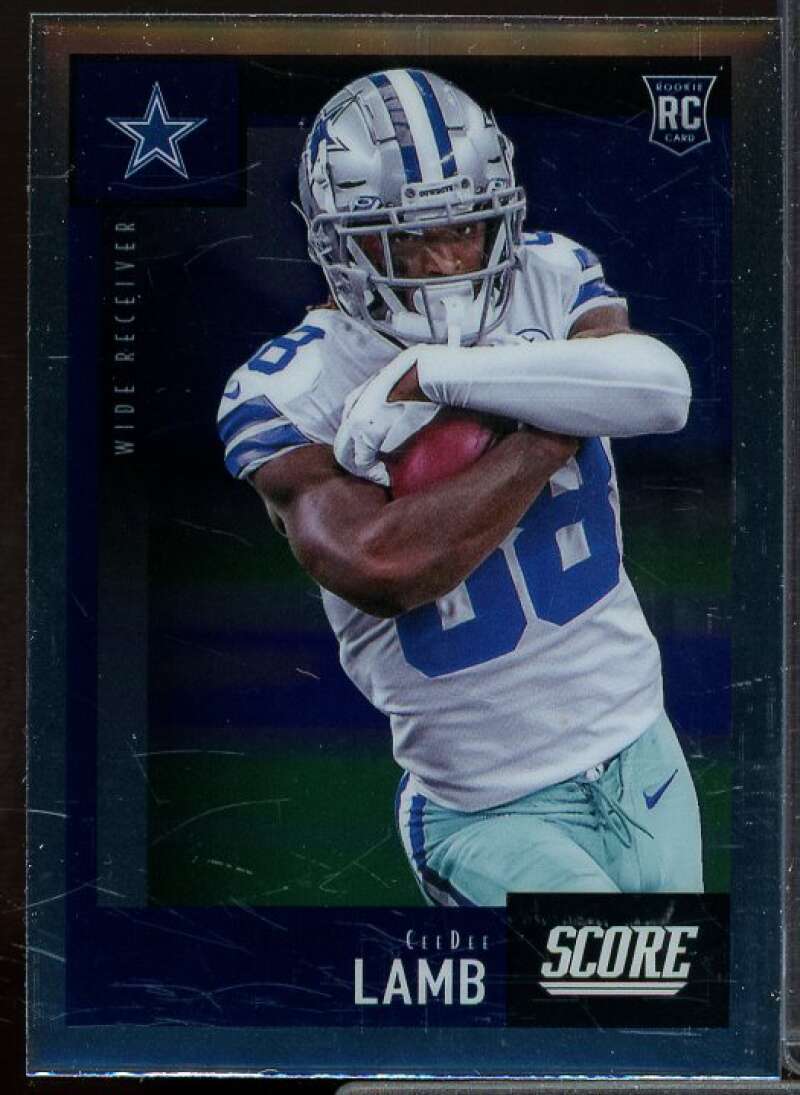 CeeDee Lamb Rookie Card 2020 Score Silver #451  Image 1