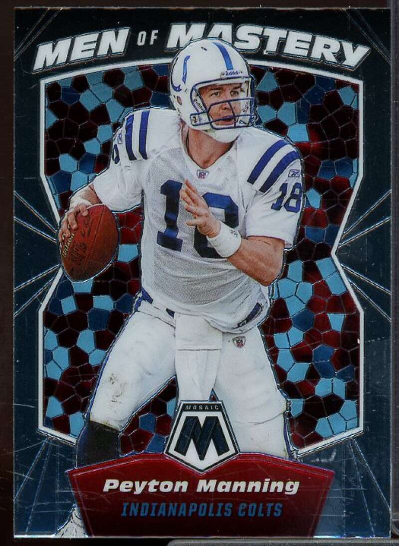 Peyton Manning Card 2020 Panini Mosaic Men of Mastery No Huddle Silver #MM16  Image 1