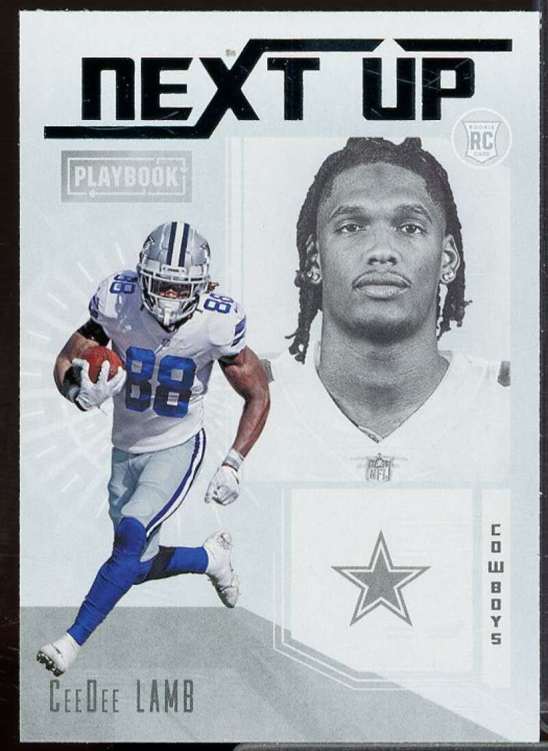 CeeDee Lamb Rookie Card 2020 Panini Playbook Next Up #7  Image 1