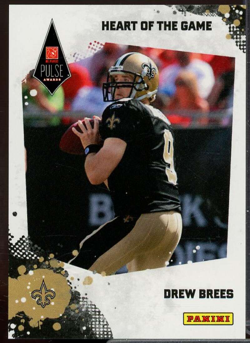 Drew Brees Heart of The Game Card 2011 Panini #3  Image 1