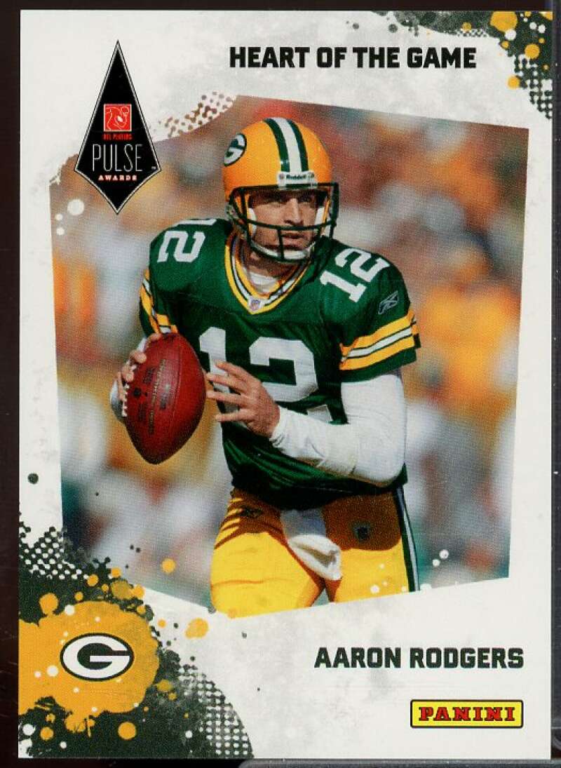Aaron Rodgers Heart of The Game Card 2011 Panini #4  Image 1