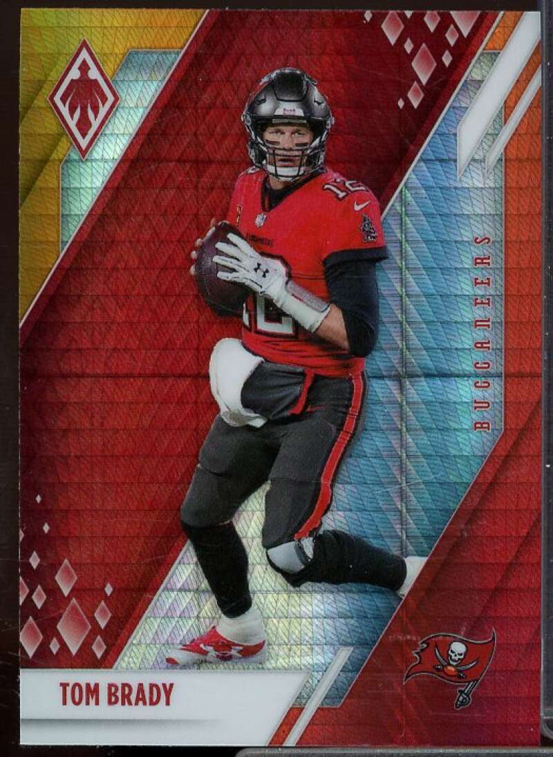 Tom Brady Card 2021 Panini Phoenix Fire Burst #1  Image 1