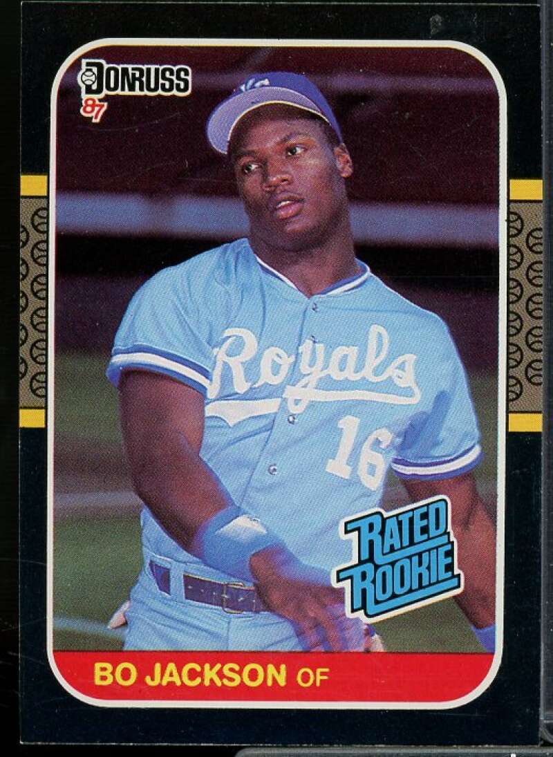 Bo Jackson Rookie Card 1987 Donruss #35  Image 1