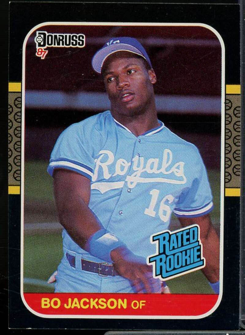 Bo Jackson Rookie Card 1987 Donruss #35  Image 1
