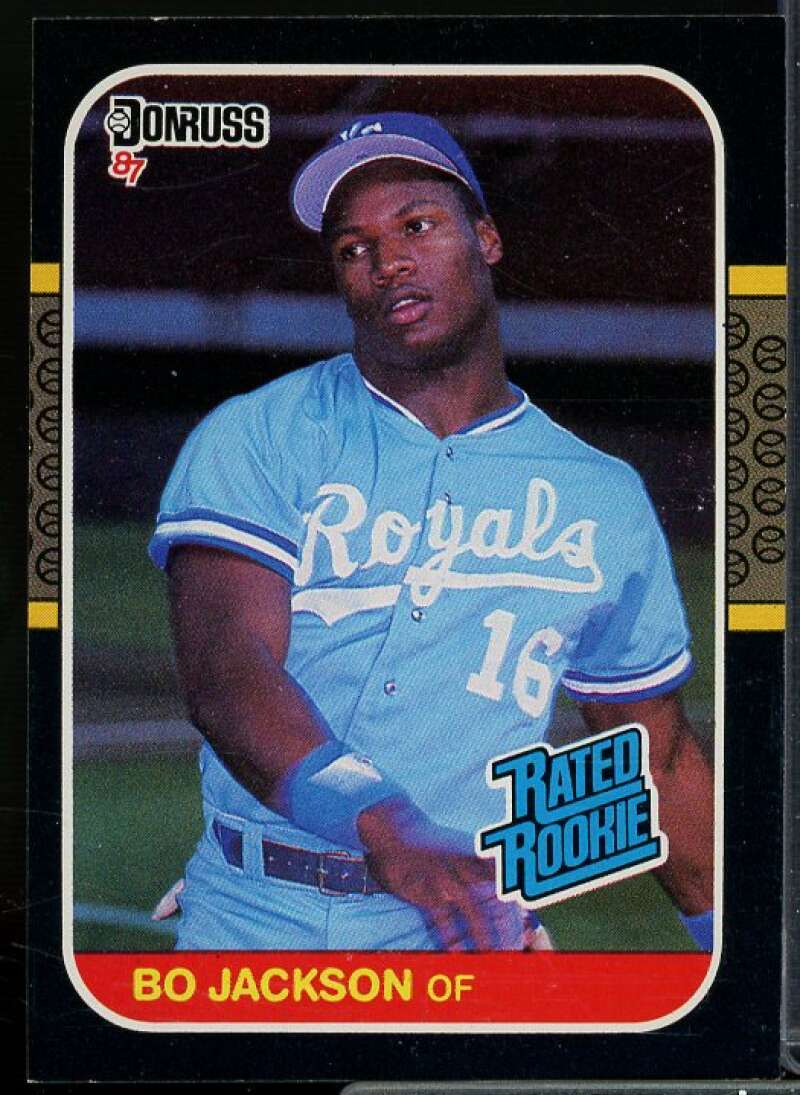 Bo Jackson Rookie Card 1987 Donruss #35  Image 1