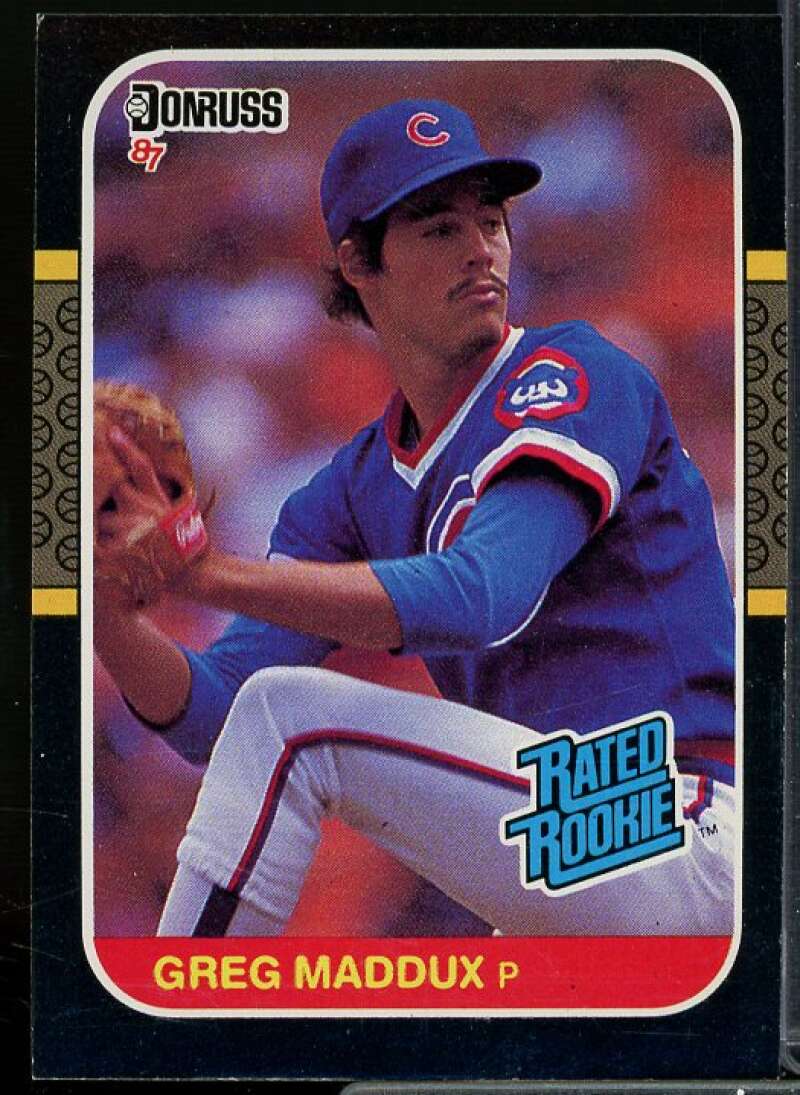 Greg Maddux Rookie Card 1987 Donruss #36  Image 1