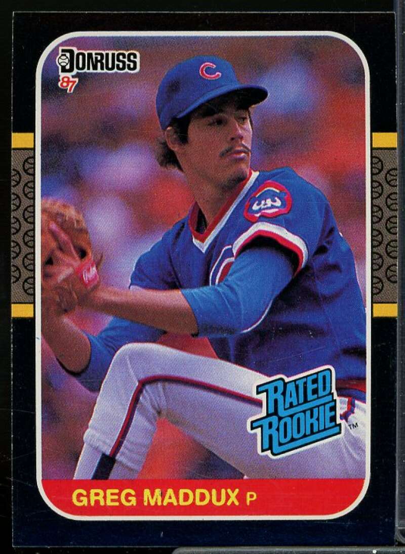 Greg Maddux Rookie Card 1987 Donruss #36  Image 1