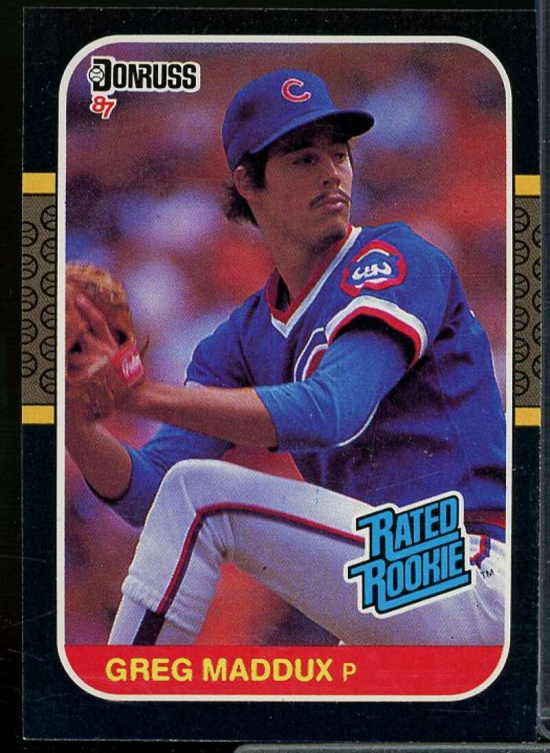 Greg Maddux Rookie Card 1987 Donruss #36  Image 1