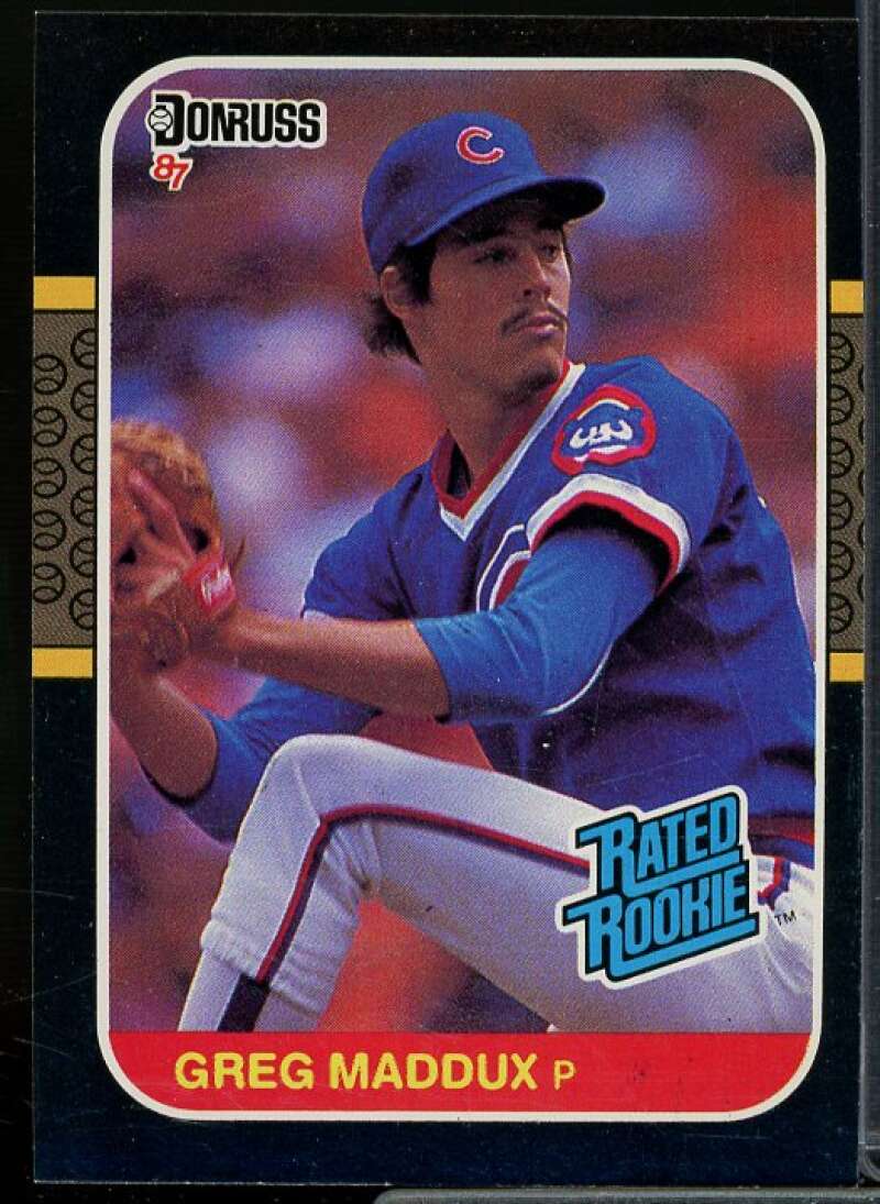 Greg Maddux Rookie Card 1987 Donruss #36  Image 1