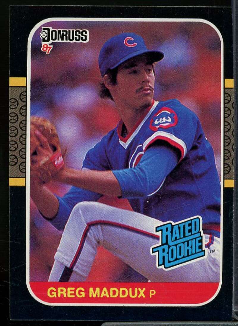 Greg Maddux Rookie Card 1987 Donruss #36  Image 1