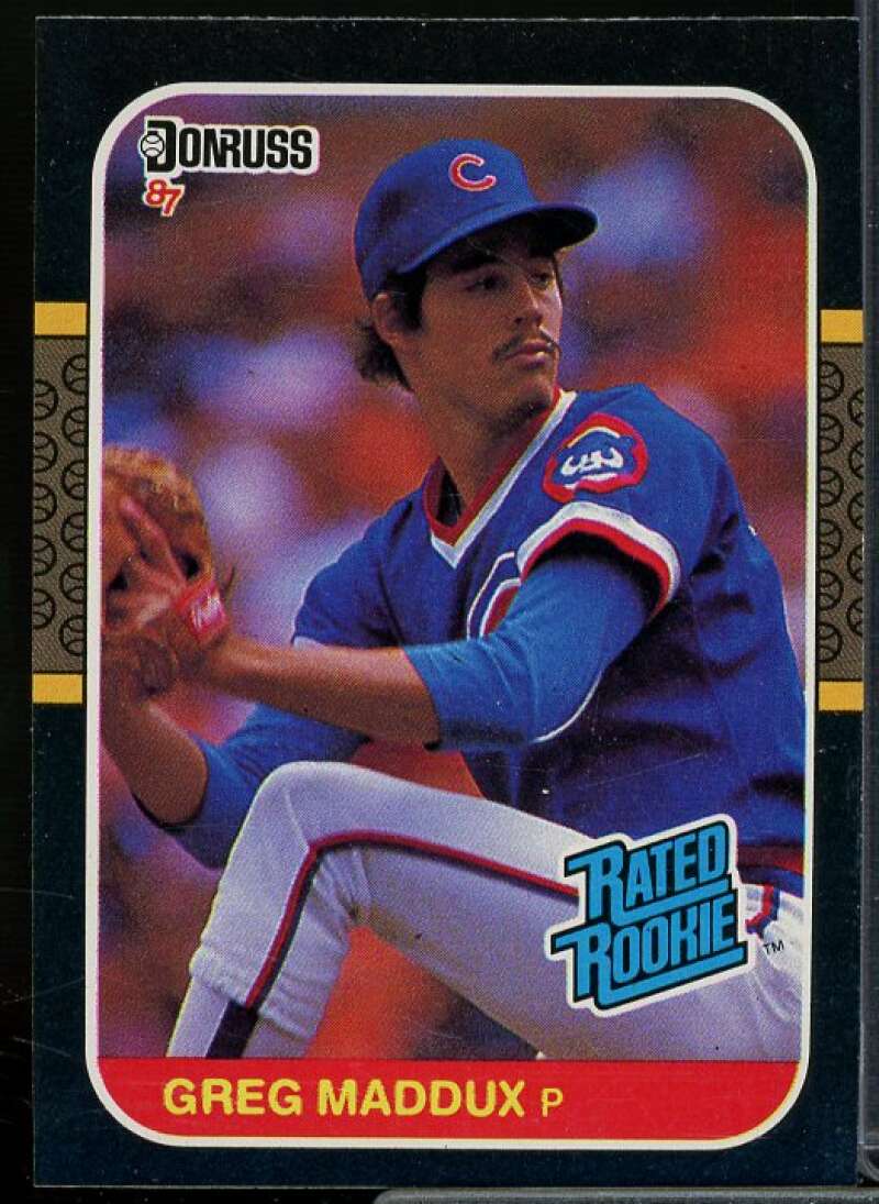 Greg Maddux Rookie Card 1987 Donruss #36  Image 1
