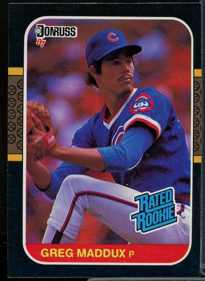 Greg Maddux Rookie Card 1987 Donruss #36  Image 1
