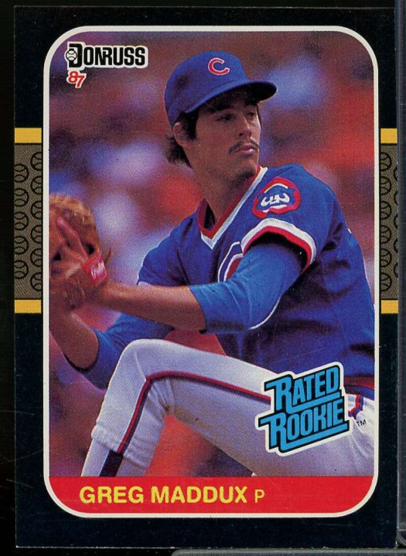 Greg Maddux Rookie Card 1987 Donruss #36  Image 1