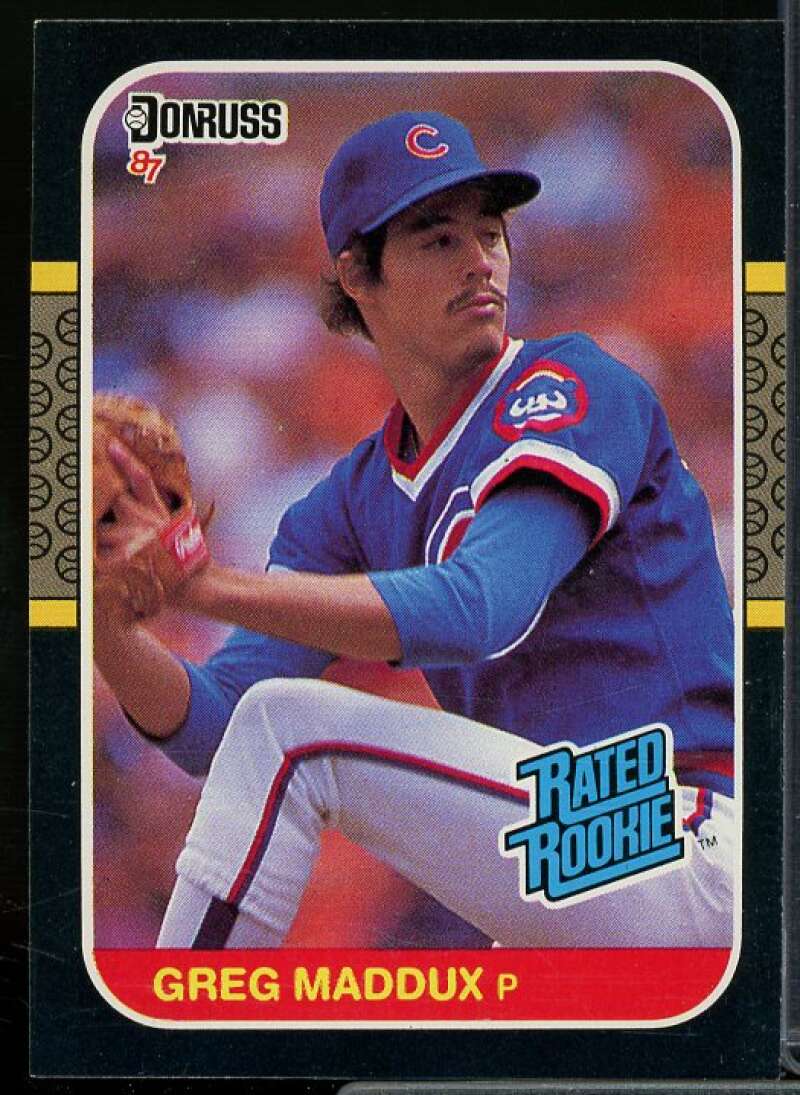 Greg Maddux Rookie Card 1987 Donruss #36  Image 1