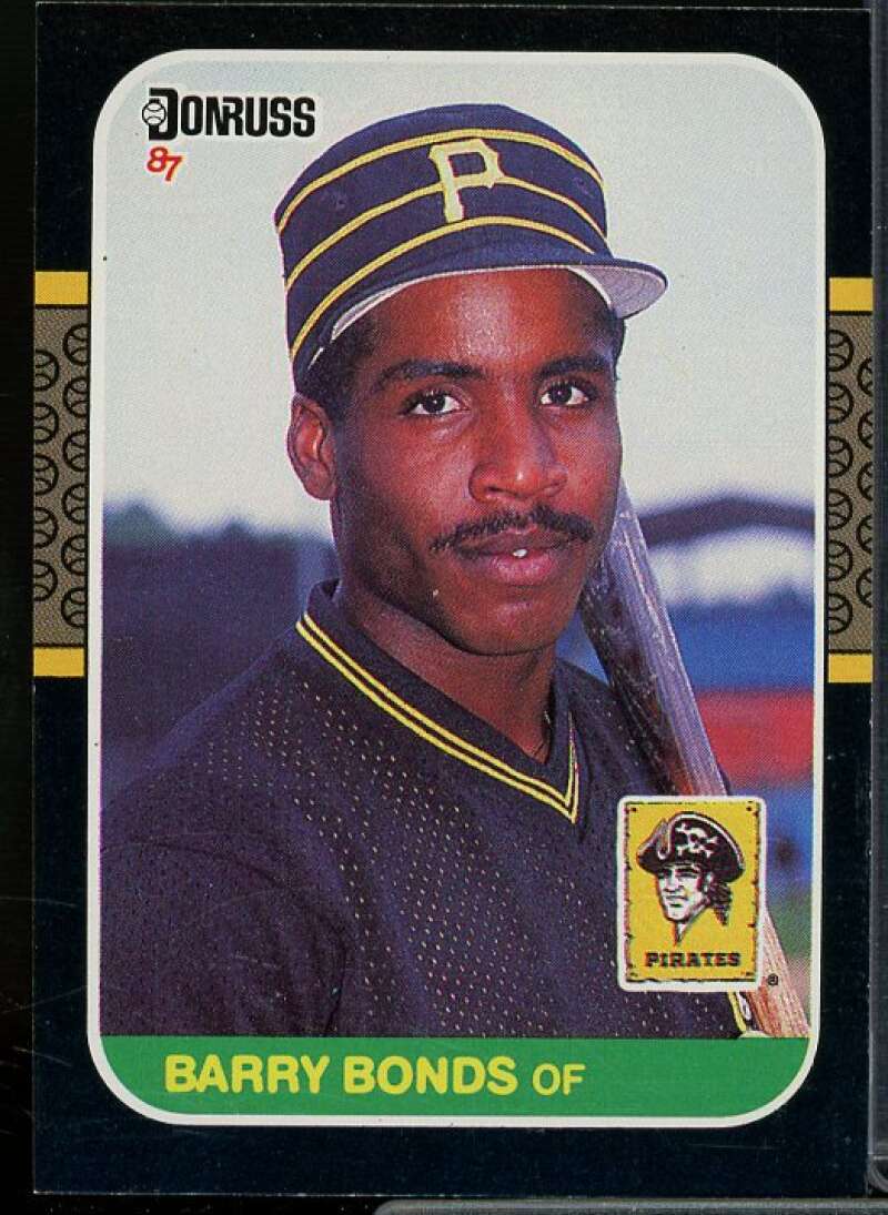 Barry Bonds Rookie Card 1987 Donruss #361  Image 1