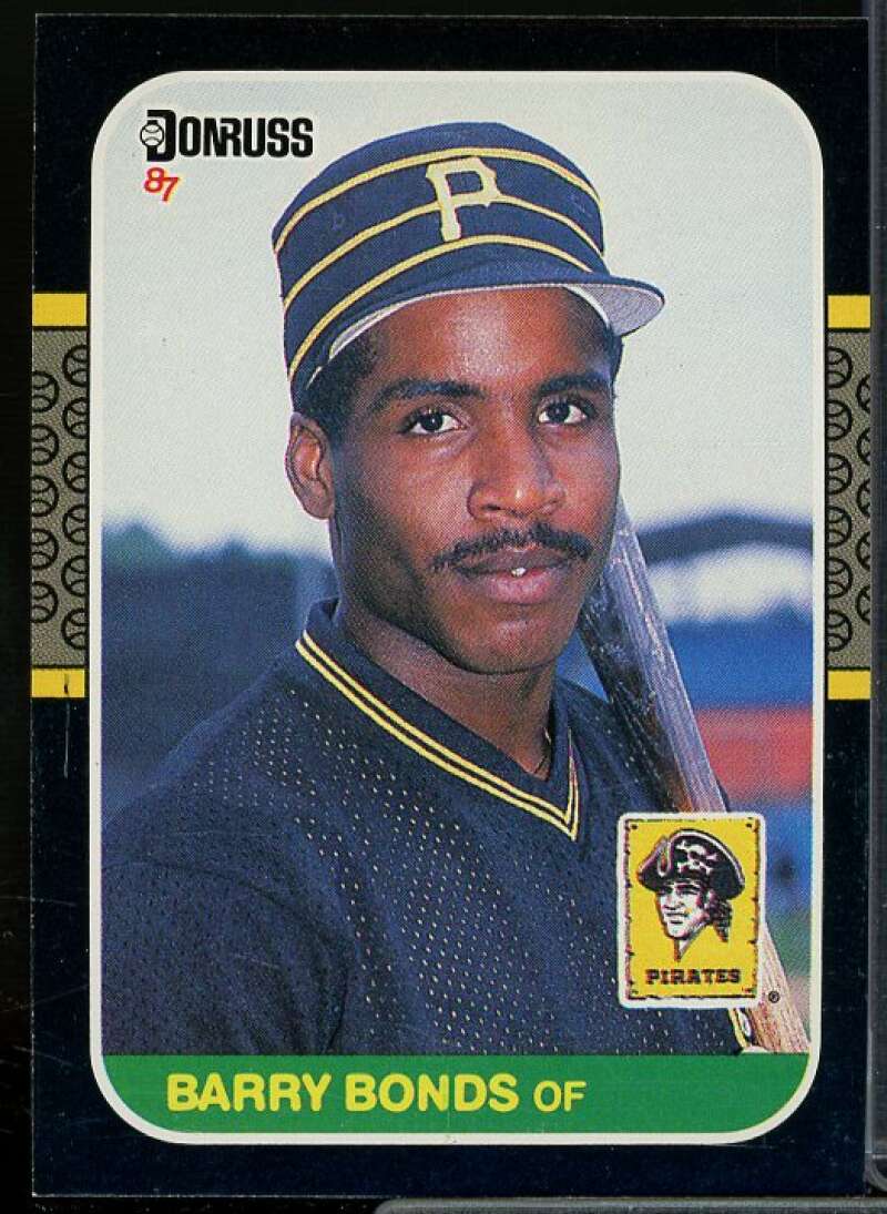 Barry Bonds Rookie Card 1987 Donruss #361  Image 1