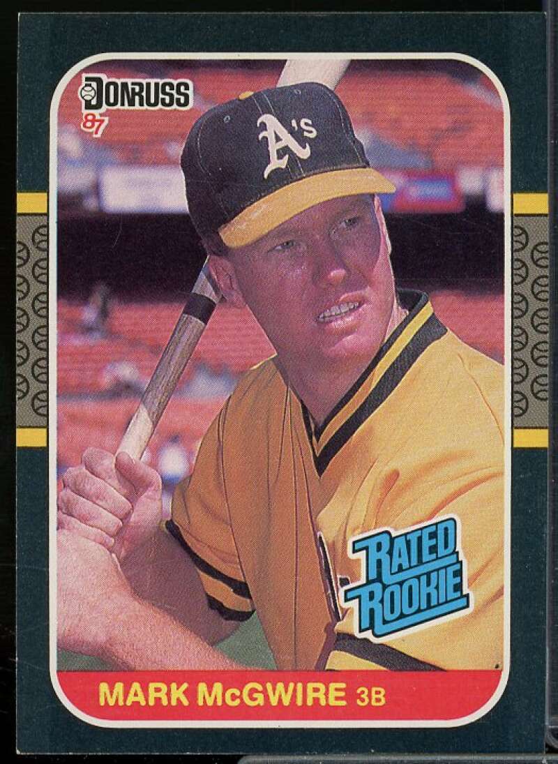 Mark McGwire Rookie Card 1987 Donruss #46  Image 1