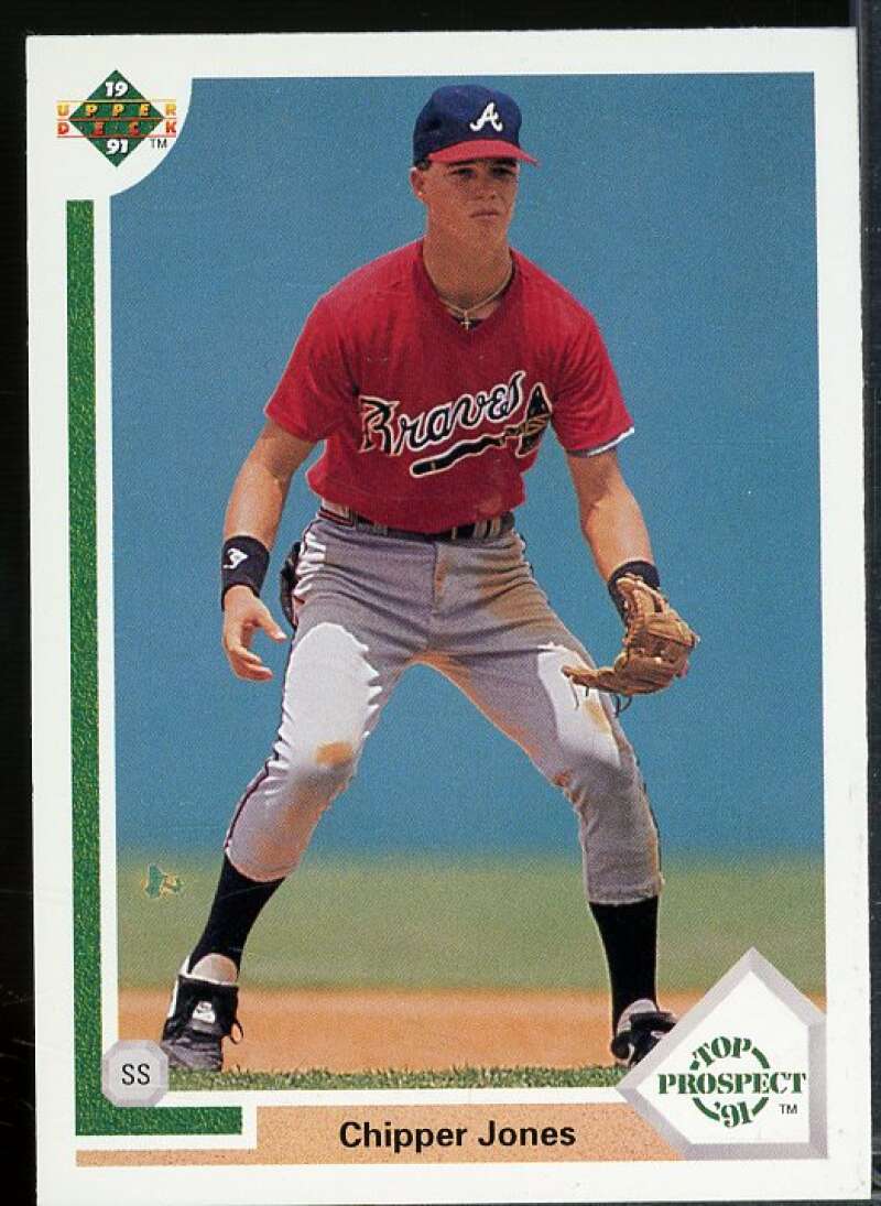 Chipper Jones Rookie Card 1991 Upper Deck #55  Image 1