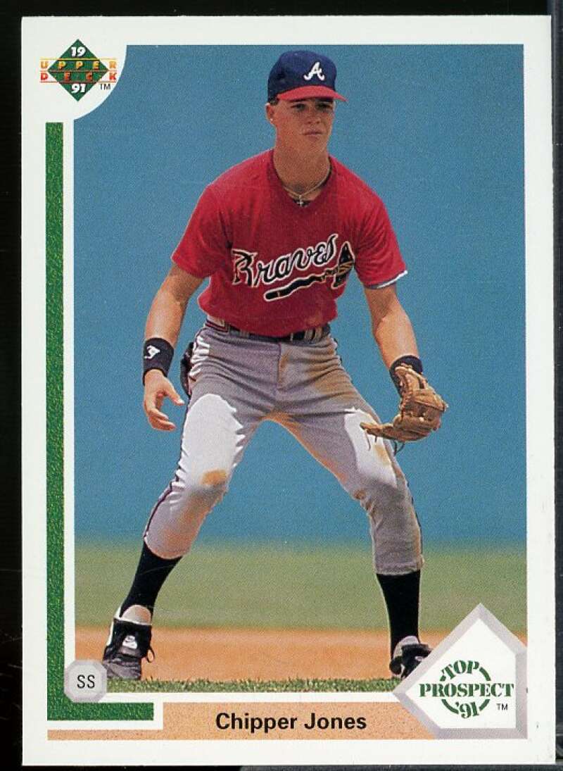 Chipper Jones Rookie Card 1991 Upper Deck #55  Image 1
