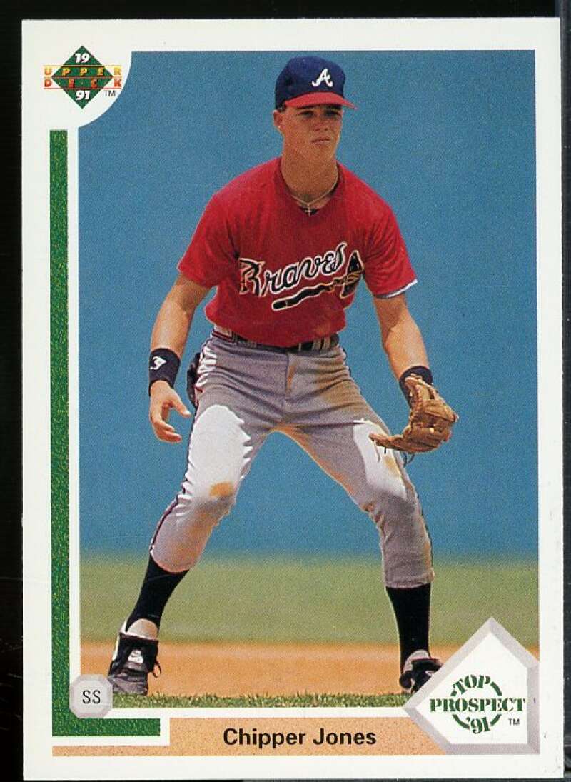 Chipper Jones Rookie Card 1991 Upper Deck #55  Image 1