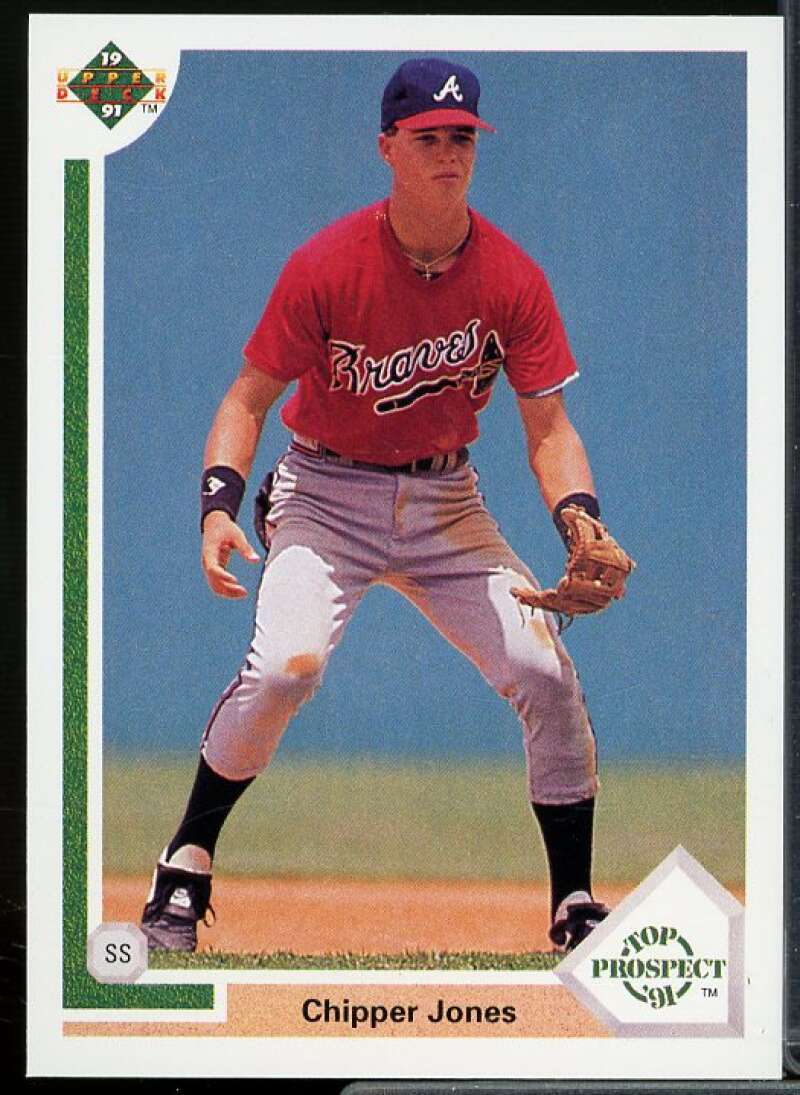 Chipper Jones Rookie Card 1991 Upper Deck #55  Image 1
