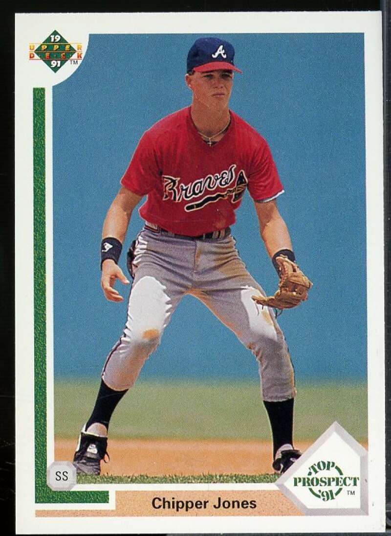 Chipper Jones Rookie Card 1991 Upper Deck #55  Image 1