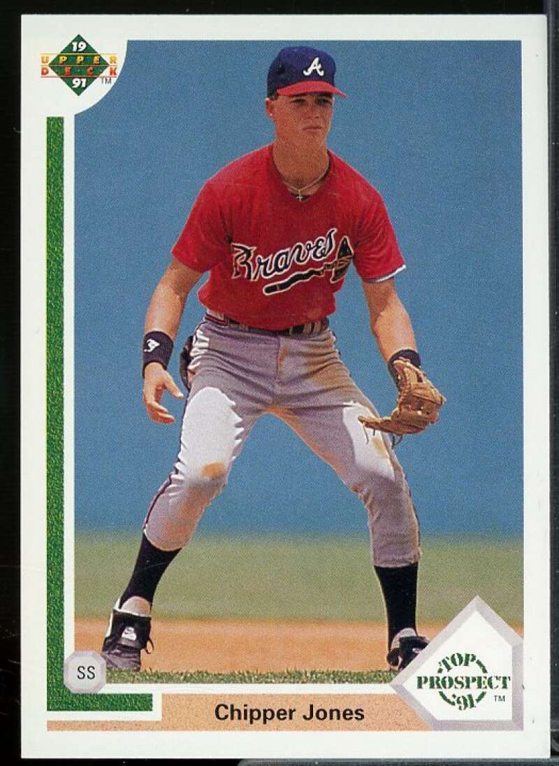 Chipper Jones Rookie Card 1991 Upper Deck #55  Image 1