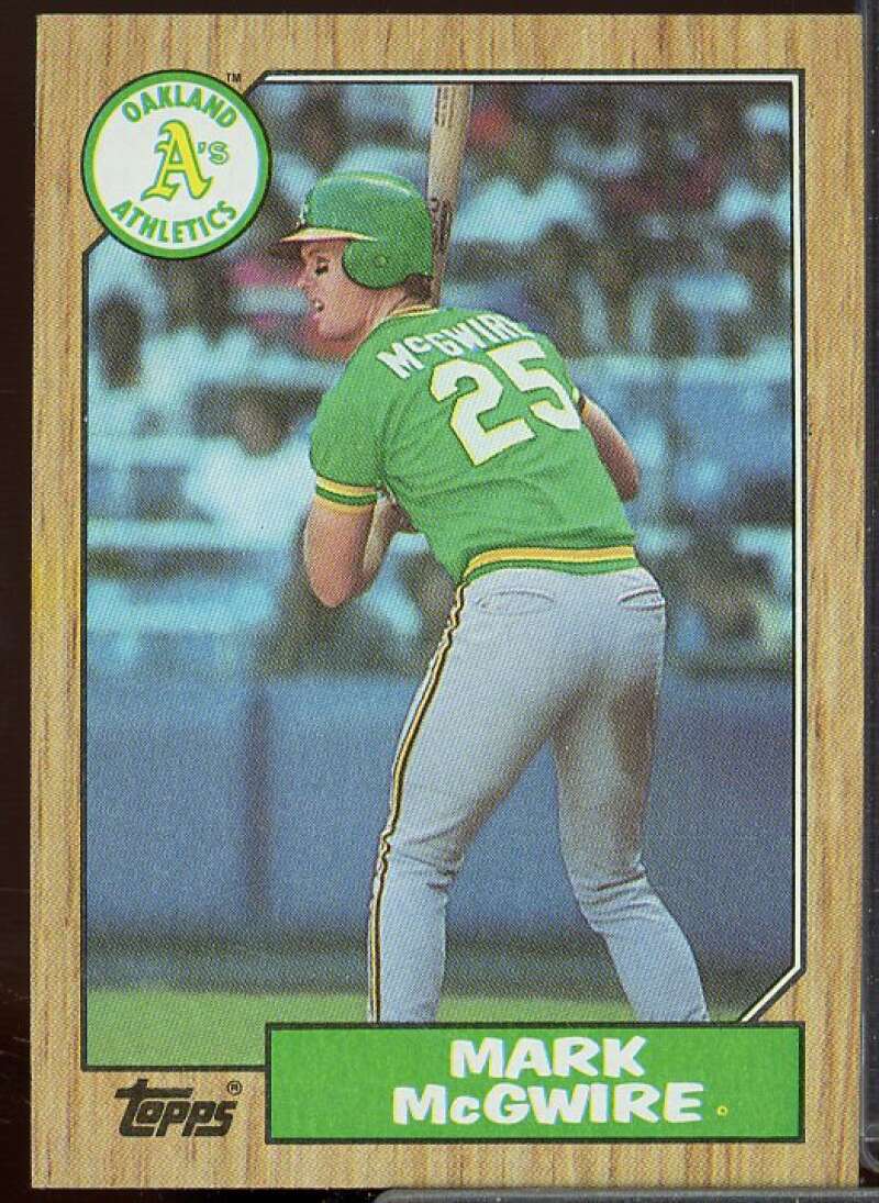 Mark McGwire Card 1987 Topps #366  Image 1