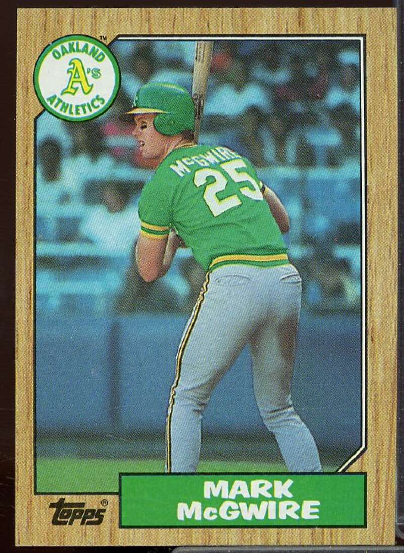 Mark McGwire Card 1987 Topps #366  Image 1