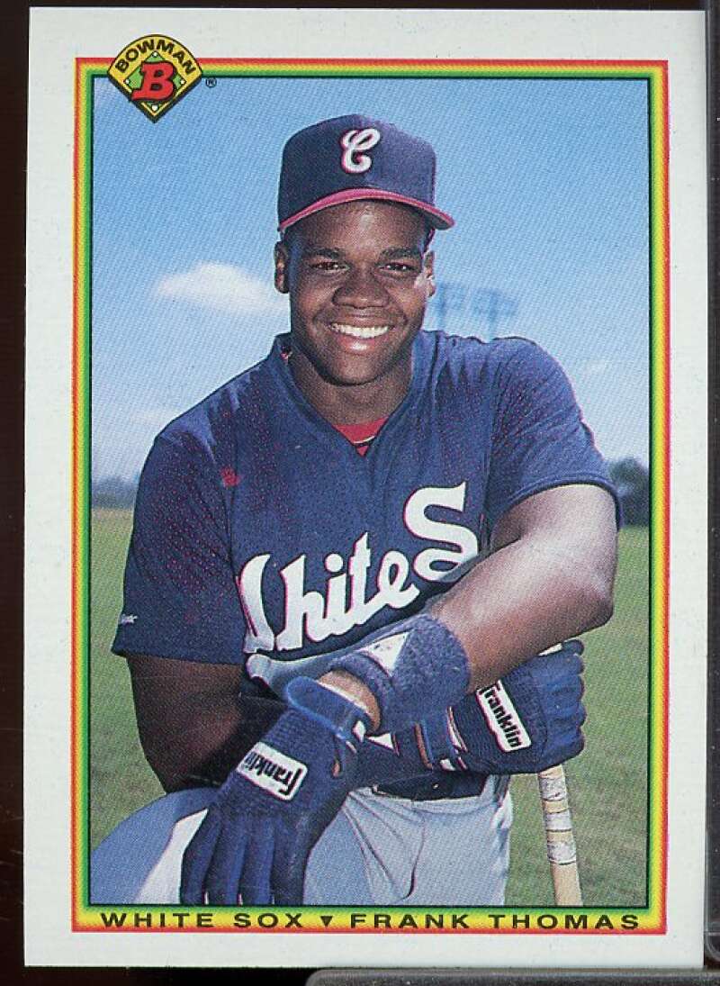 Frank Thomas Rookie Card 1990 Bowman #320  Image 1