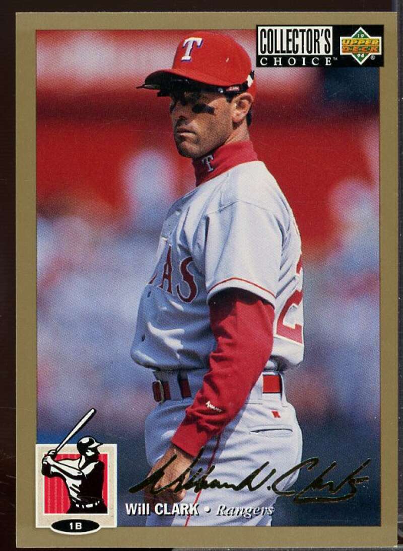 Will Clark Card 1994 Collector's Choice Gold Signature #540  Image 1