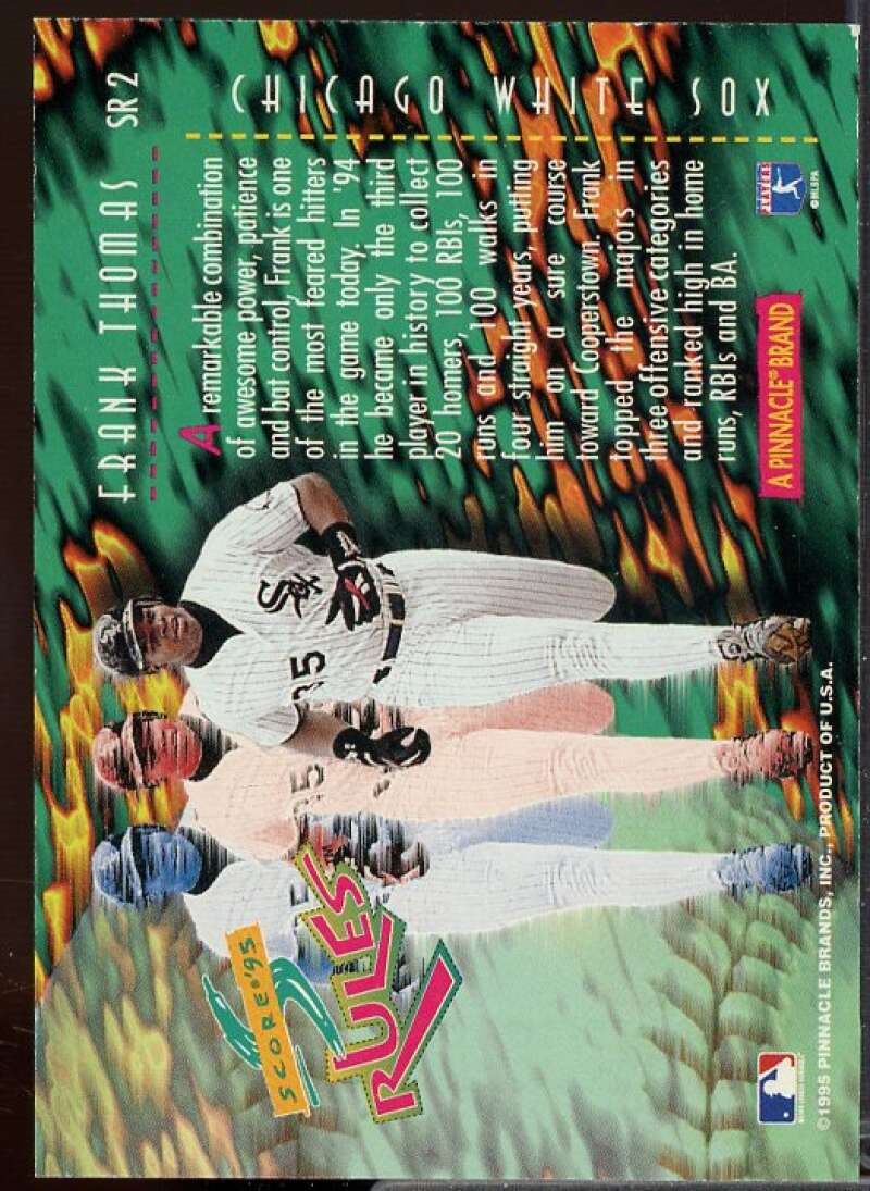 Frank Thomas Card 1995 Score Rules #SR2  Image 2