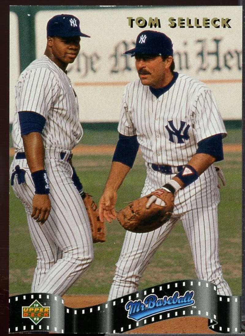 Frank Thomas/Tom Selleck Card 1992 Upper Deck #SP4  Image 1
