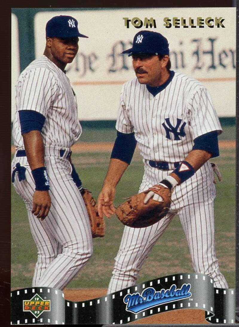 Frank Thomas/Tom Selleck Card 1992 Upper Deck #SP4  Image 1