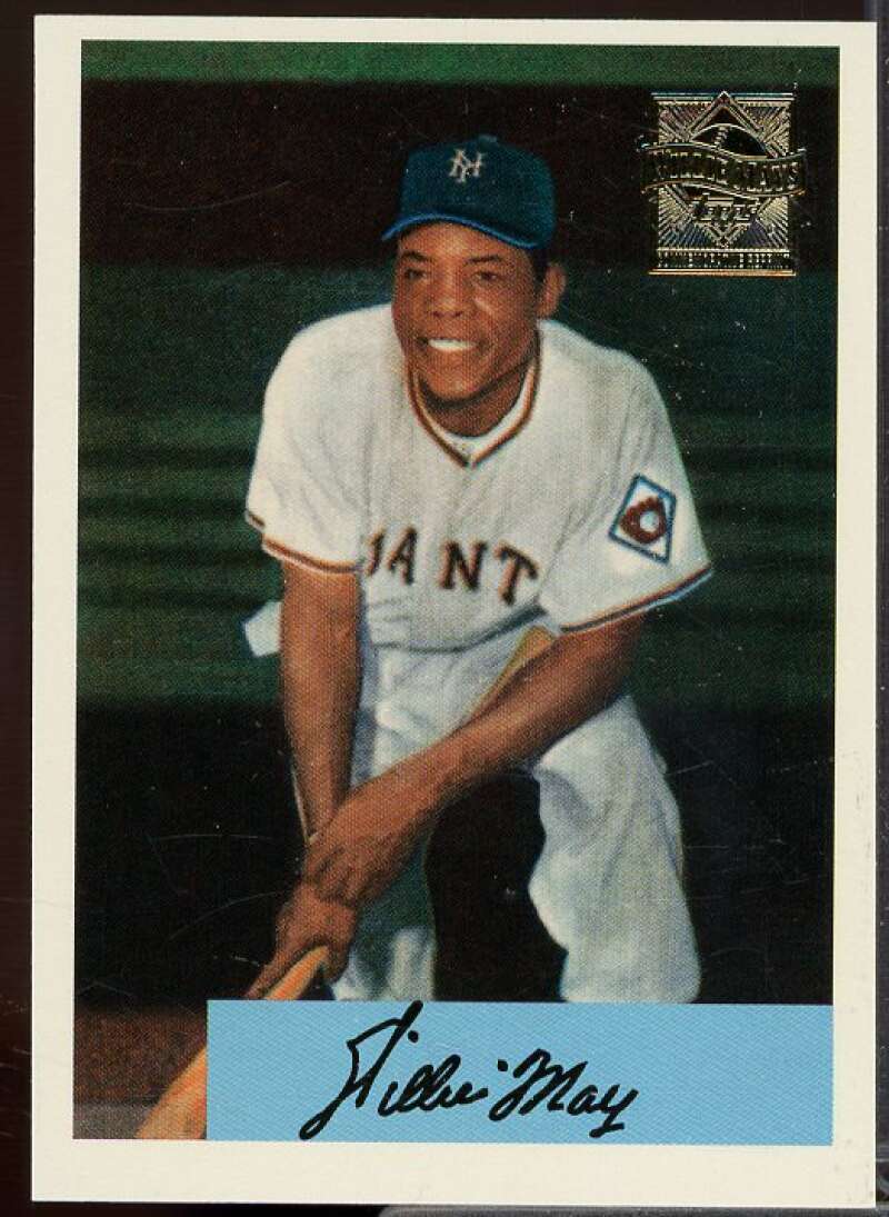 Willie Mays Card 1997 Topps Mays #4  Image 1