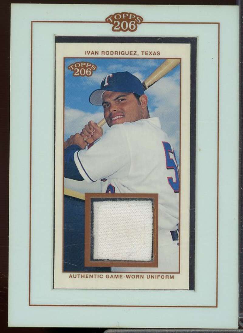 Ivan Rodriguez Uni A2 Card 2002 Topps 206 Relics #IR2  Image 1